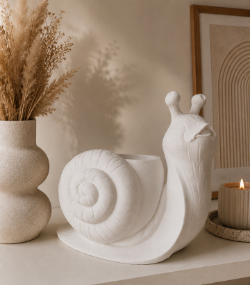 Melc decorativ din praf ceramic